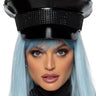 Leg Avenue - Chapeau Militaire À Bordure Strass Noir - Party Shop