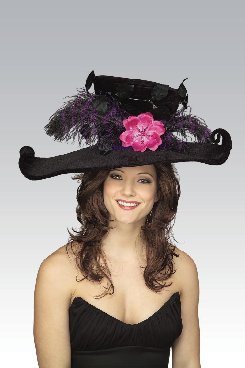 Chapeau Victorien Noir Party Shop