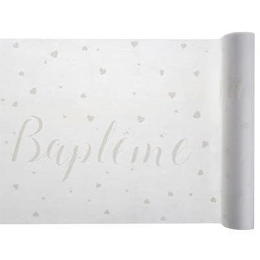 Santex - Chemin De Table Baptême Blanc - Party Shop