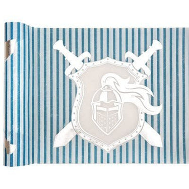 Santex - Chemin De Table Chevalier Bleu et Argent - Party Shop