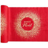 Santex - Chemin de Table Chic - Joyeux Noël Rouge - Party Shop