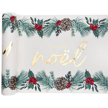 Chemin de Table Chic - Joyeux Noël Party Shop