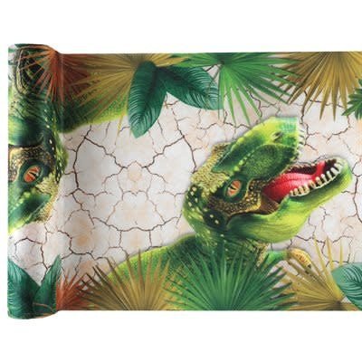 Chemin De Table Dinosaure Multicolore Rouleau De 196Po - Party Shop