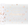 Santex - Chemin De Table Rose Gold - Joyeux Anniversaire - Party Shop