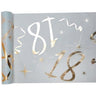 Santex - Chemin De Table Blanc et Or - 18 ans - Party Shop