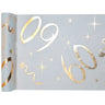 Santex - Chemin De Table Blanc et Or - 60 Ans - Party Shop