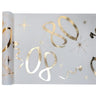 Santex - Chemin De Table Blanc et Or - 80 ans - Party Shop