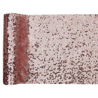 Chemin De Table Paillettes Rose Rouleau De 118Po Party Shop