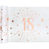 Santex - Chemin De Table - Rose Gold 18 Ans - Party Shop