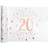 Santex - Chemin De Table Rose Gold - 20 Ans - Party Shop
