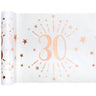 Santex - Chemin De Table Rose Gold - 30 Ans - Party Shop