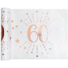 Santex - Chemin De Table Rose Gold - 60 Ans - Party Shop