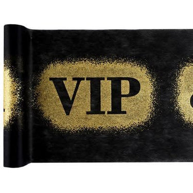 Santex - Chemin De Table Noir et Or - VIP - Party Shop