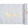 Santex - Chemin De Table Blanc et Or - Vive La Retraite - Party Shop
