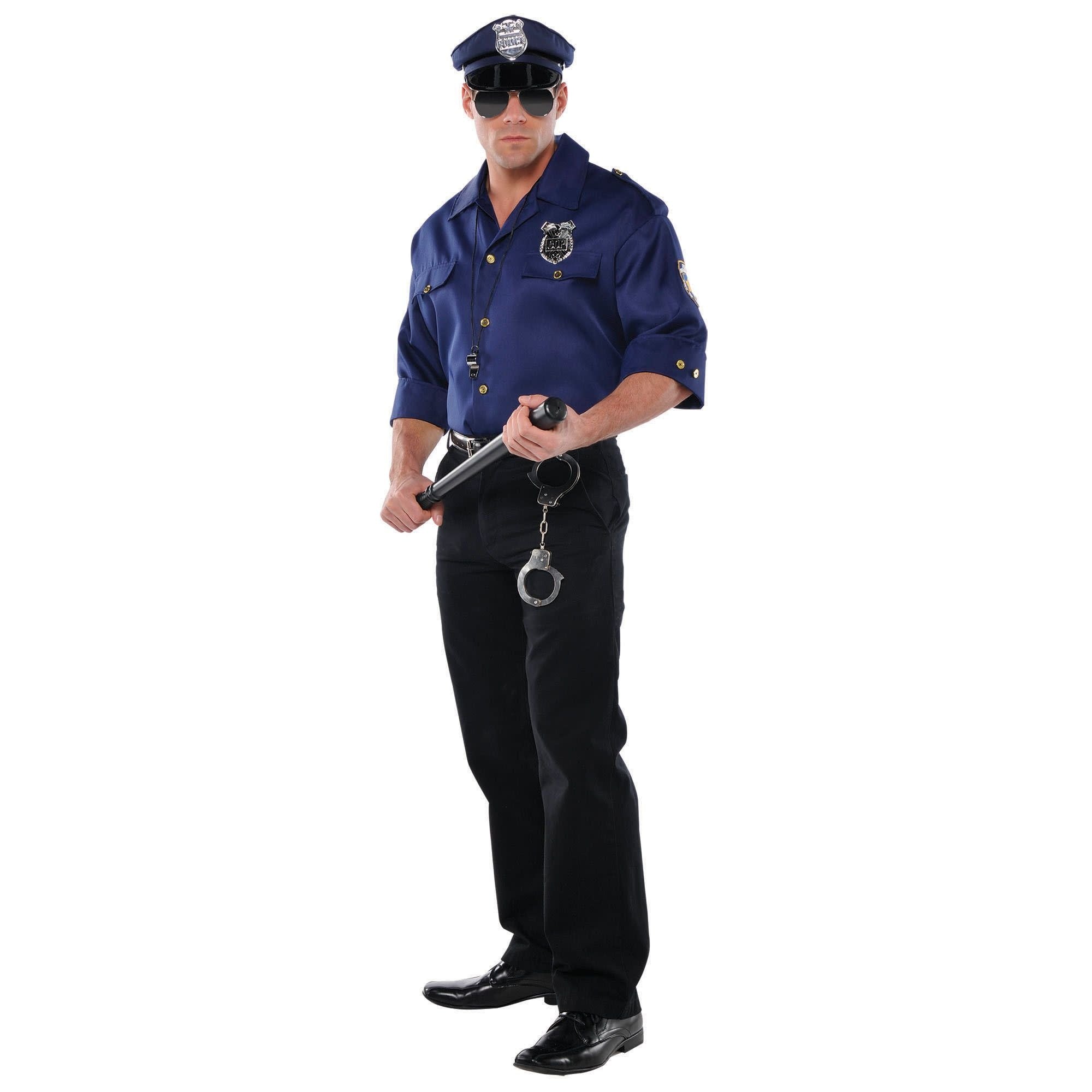 Chemise De Police - Adulte Taille Std Party Shop