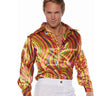 underwraps - Chemise Disco Multicolore Pour Homme - Party Shop