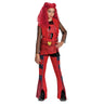 Official Red Descendants child costume. Perfect for Halloween, Disney party, or cosplay. Comfortable and screen-accurate design from Party Shop. - Disguise