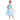 Cinderella costume for kids with blue dress and character cameo – perfect for Halloween or Disney princess-themed parties.- Party Shop