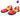 Adult clown shoes 59 cm. Funny and colorful costume accessory for Halloween, carnival, circus or party. Perfect clown outfit detail - MOM - Party Shop