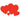 Beistle Co. - Coeur Rouge En Carton 4Po - Party Shop