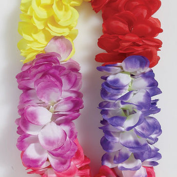 Collier Hawaïen À Fleurs Colorées Deluxe Party Shop