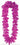 Collier Lei Fluorescent Mauve Party Shop