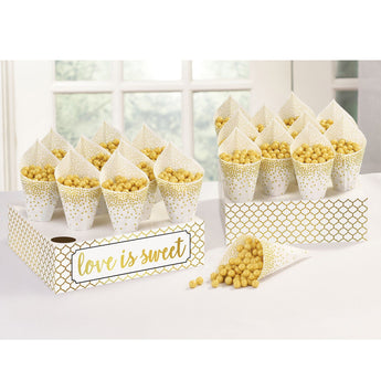 Cones Collation De Mariage (42) Avec Plateau Party Shop