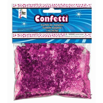 Confetti Métallique 1,5Oz - Fuchsia Party Shop