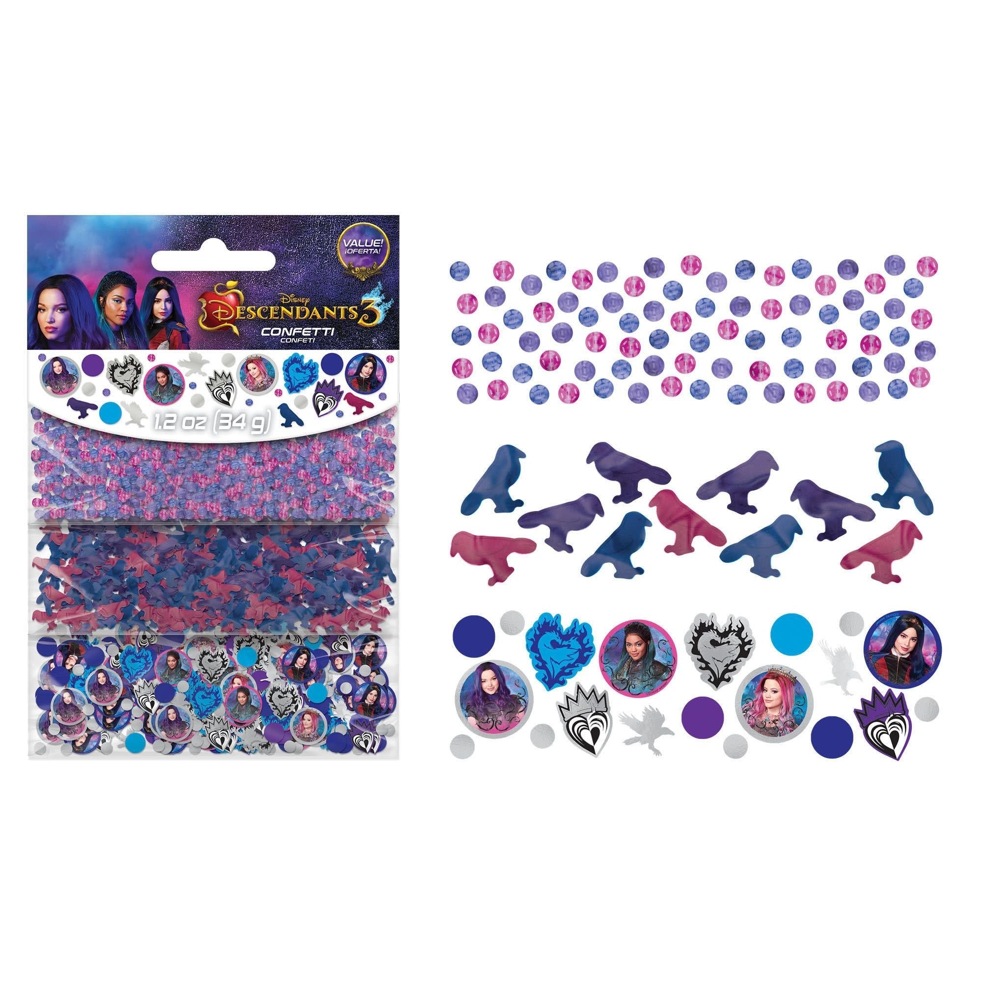 Confettis 1.2 Oz - Descendants 3Party Shop