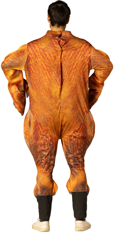 Cooked turkey costume for adults – One size fits most. Funny outfit for Halloween, Thanksgiving, parties, and comedy events. - Rasta imposta - Party Shop