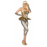 RUBIES - Corset Futuriste - Argent Et Or - Party Shop