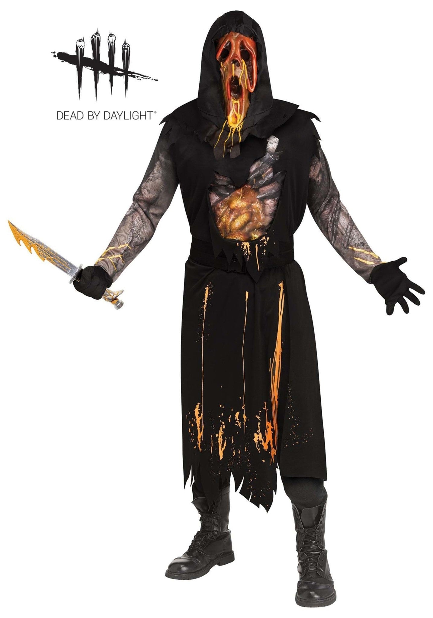 Costume Adolescent - Dead By Daylight - Scorched Ghost Face Party Shop