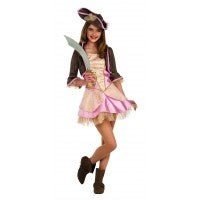 Costume Adolescent - Pirate Rose Pâle Party Shop