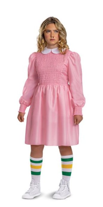 Costume Adolescent - Robe Rose (Eleven Pink) Party Shop