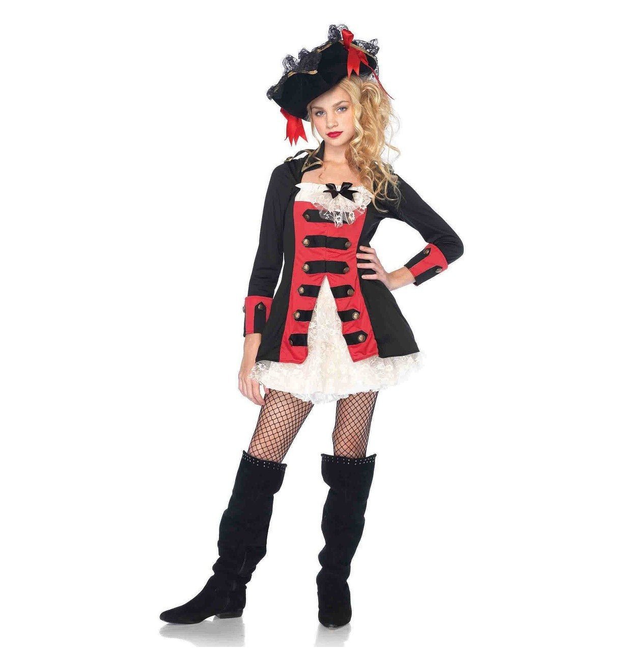 Costume Adolescente - Jolie Capitaine PirateParty Shop