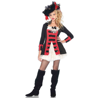 Costume Adolescente - Jolie Capitaine Pirate - Party Shop