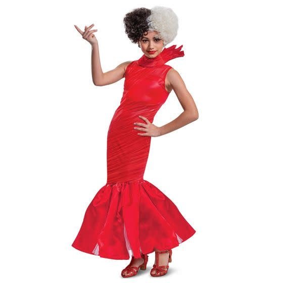 Costume Adolescente - Robe Rouge De Cruella Party Shop