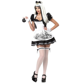 Costume Adulte - Alice Sombre - Party Shop