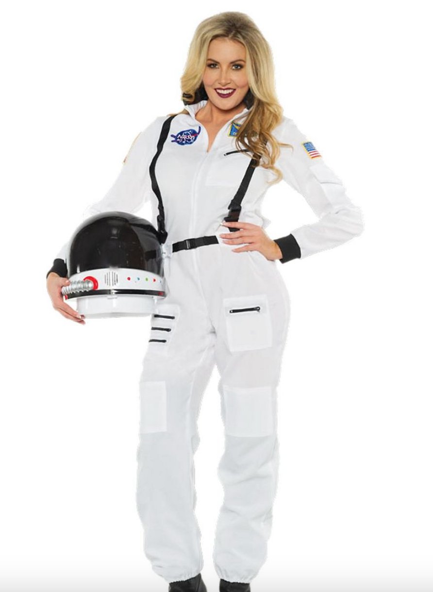 Costume Adulte - Astronaute Blanche Party Shop