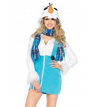 Costume Adulte - Bonhomme De Neige Douillet Party Shop