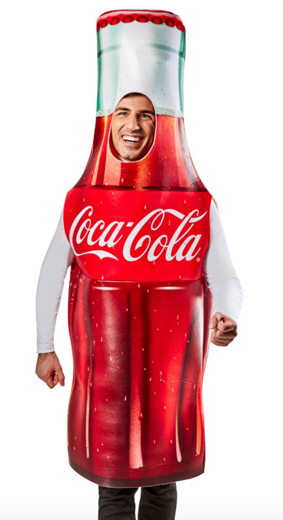 Costume Adulte - Bouteille De Coca - Cola Party Shop