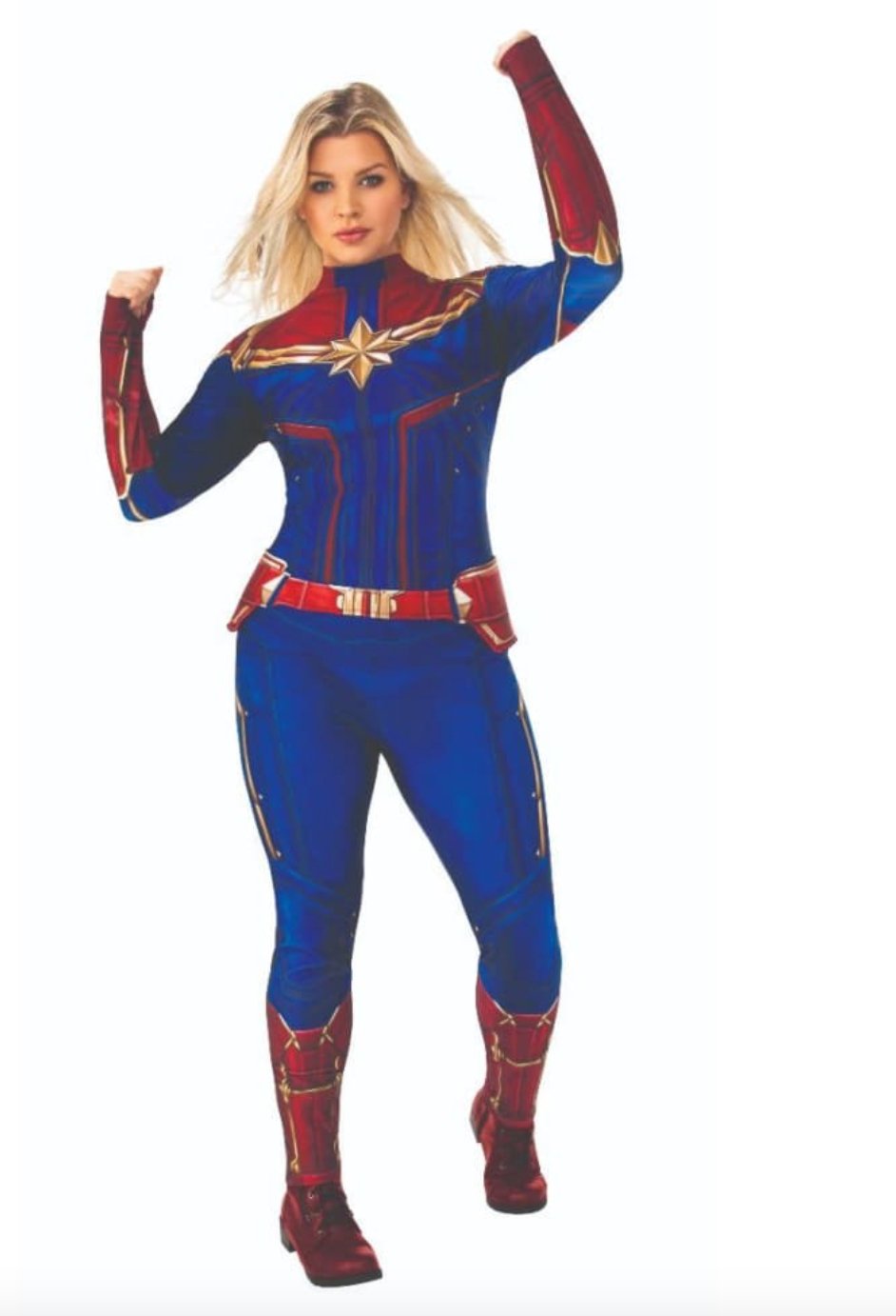 Costume Adulte - Capitaine Marvel Taille Plus Party Shop