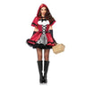 Leg Avenue - Costume Adulte - Chaperon Rouge Gothique - Party Shop
