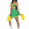 Leg Avenue - Costume Adulte - Cheerleader Vert - Party Shop