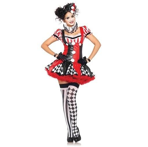 Costume Adulte - Clown Harlequin Party Shop