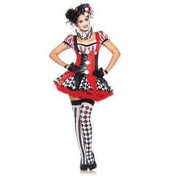 Costume Adulte - Clown Harlequin Party Shop