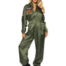 Leg Avenue - Costume Adulte - Combinaison De Parachute Top Gun - Party Shop