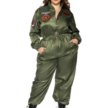 Costume Adulte - Combinaison De Parachute Top Gun Party Shop