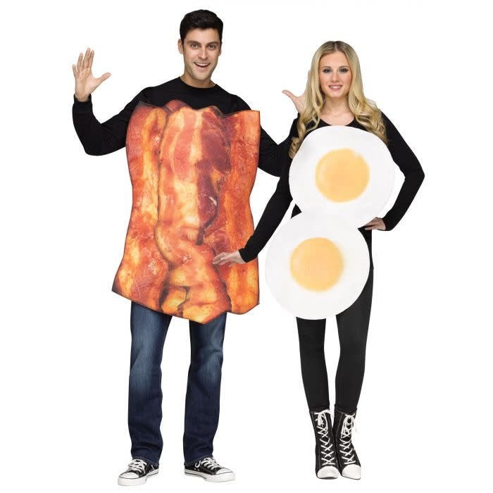 Costume Adulte Couple - Oeufs Et Bacon Party Shop