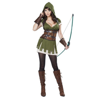 Costume Adulte - Dame Robin Des Bois - Party Shop